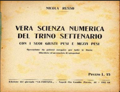 Nicola Russo: Vera scienza numerica del trino settenario 1 nicola russo