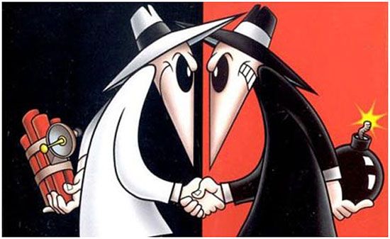 Sulle spie 1 spy vs spy courtesy of Mad Magazine