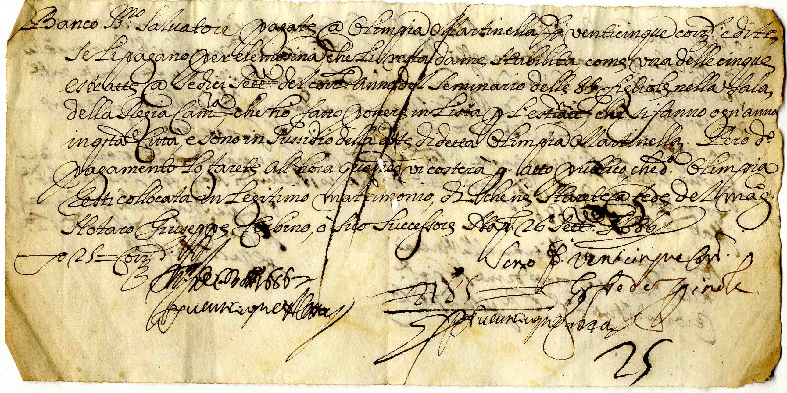 Banco del Salvatore Olimpia Martinella fronte081006153913
