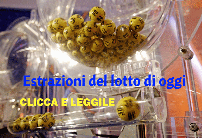 Estrazioni del lotto di oggi 17/05/2016