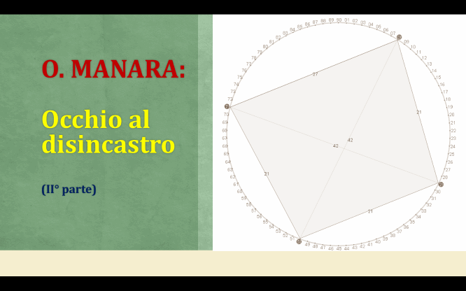 O. MANARA: Occhio al disincastro (II° parte) 1 Metodi e previsioni per le estrazioni del lotto di oggi 16/04/2016