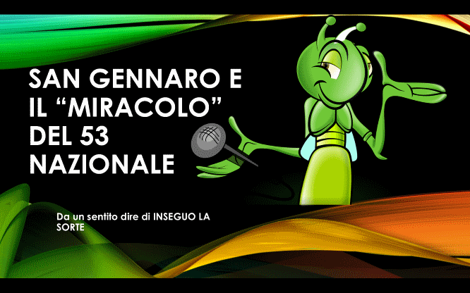 San Gennaro numeri 53 estrazioni del lotto di oggi 20/09/2016