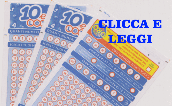 metodo e sistema per vincere al 10elotto estrazioni lotto 10elotto superenalotto millionday eurojackpot