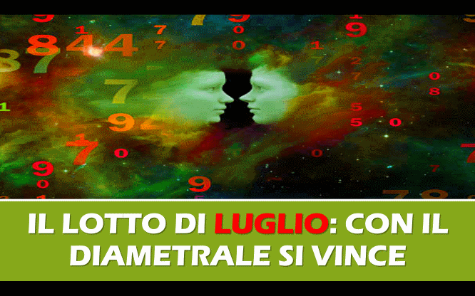 Il lotto di luglio: con il diametrale si vince 1 Metodi e previsioni per le estrazioni del lotto di oggi 08/07/2017