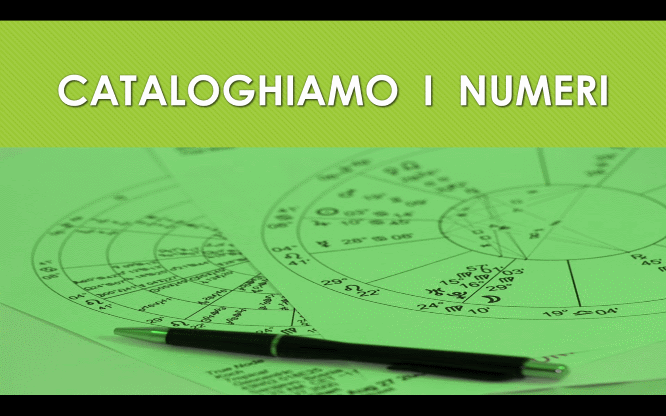 CATALOGHIAMO I NUMERI 1 Previsioni per le estrazioni del lotto di oggi 30/09/2017
