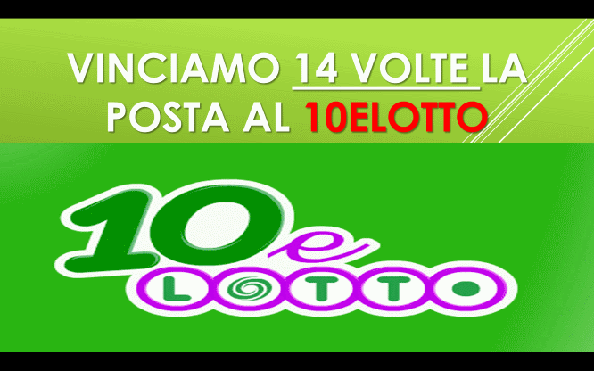 Puntiamo ad una vincita, al 10eLotto, di 14 volte la posta 1 Previsioni per le estrazioni del lotto di oggi 07/10/2017
