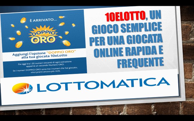 10eLotto, un gioco semplice per una giocata online rapida e frequente 1 Lottomatica numeri ritardatari 10elotto online
