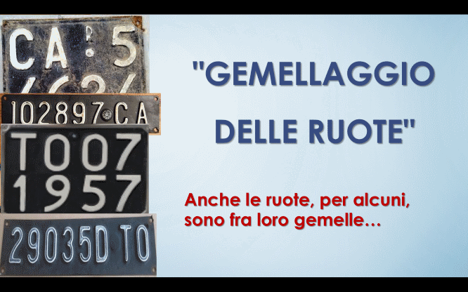 "GEMELLAGGIO DELLE RUOTE" 1 Previsioni per le estrazioni del lotto di oggi 16/12/2017