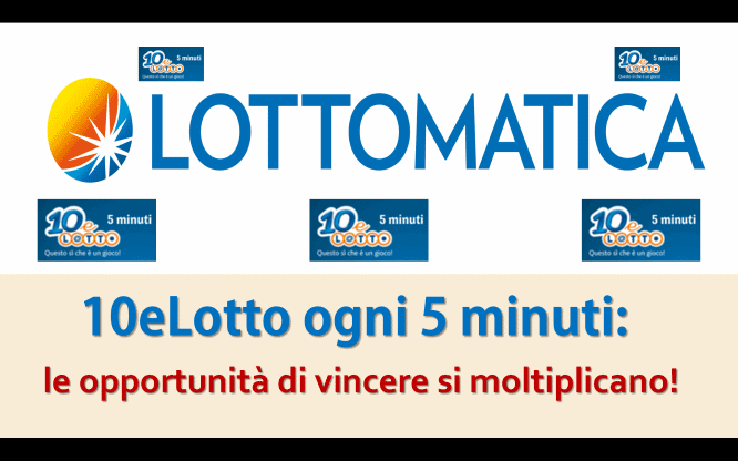 Lottomatica numeri ritardatari 10elotto ogni 5 minuti