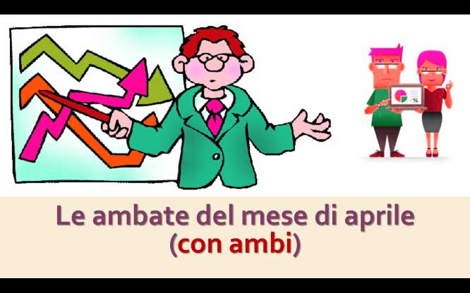 Le ambate del mese di aprile (con ambi) 1 Previsioni per le estrazioni del lotto di oggi 27/03/2018