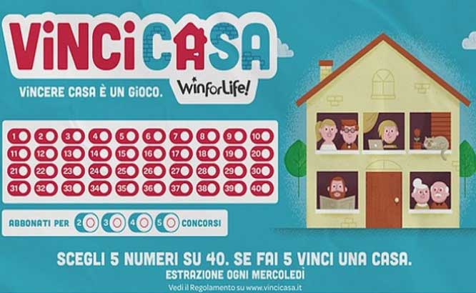 Vincicasa, vinci casa estrazioni