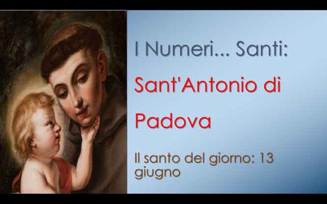 Il Santo del giorno: Sant'Antonio di Padova