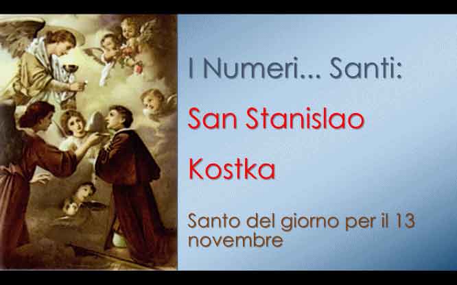 Santo del giorno per il 13 novembre