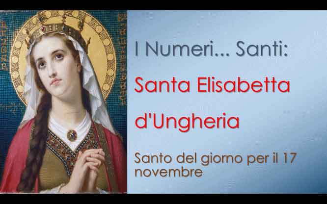 Santo del giorno per il 17 novembre