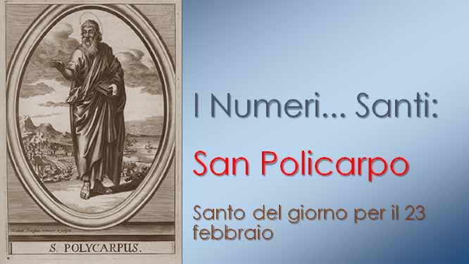 Santo del giorno per il 23 febbraio