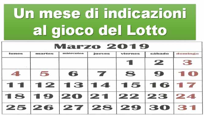Metodi e previsioni per le estrazioni del lotto di oggi 09/03/2019