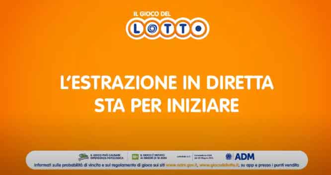 Video estrazioni del Lotto diretta del 23/02/2024