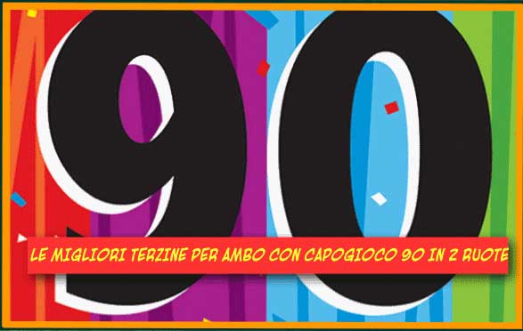 Previsioni Lotto col 90 del 29/12/2023