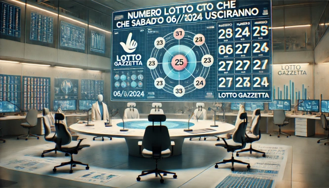 Numeri Lotto che sabato 06/07/2024 usciranno 1 sab06072024
