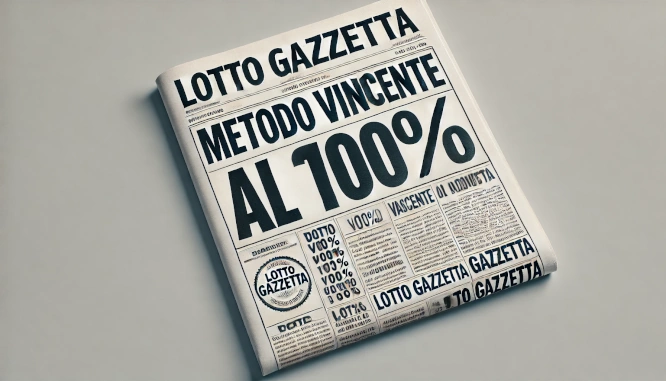 Un Metodo Lotto Sempre vincente al 100% 1 met18072024