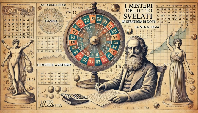 I Misteri del Lotto Svelati: La Strategia di Dott. E. Argusso 1 I Misteri del Lotto Svelati: La Strategia di Dott. E. Argusso