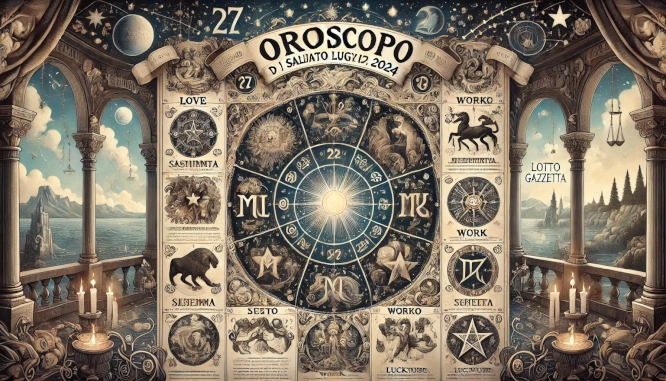 Oroscopo e Numeri di Sabato 27 Luglio 2024