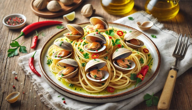 Spaghetti alle Vongole Napoletani 1 Spaghetti alle Vongole Napoletani