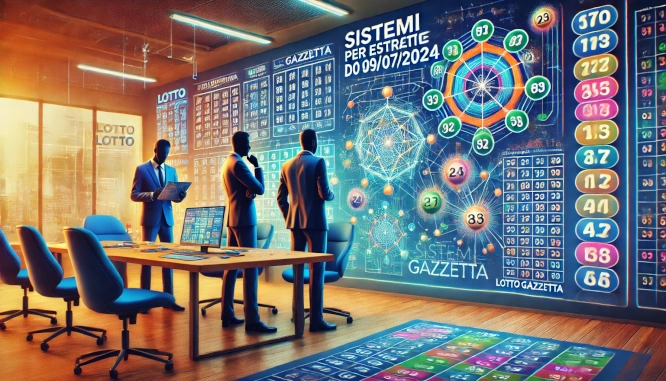 SISTEMI LOTTO per estrazione del 09/07/2024