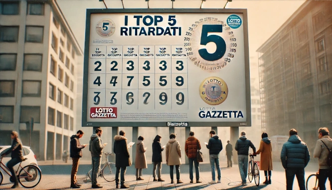 I Top 5 ritardatari di ogni ruota per il 23/07/2024 1 I Top 5 ritardatari di ogni ruota per il 23/07/2024