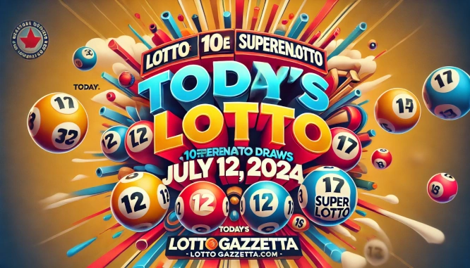Lotto 10eLotto Superenalotto del 12/07/2024 1 tut12072024