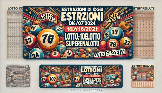 Lotto 10eLotto Superenalotto del 16/07/2024 1 tut16072024