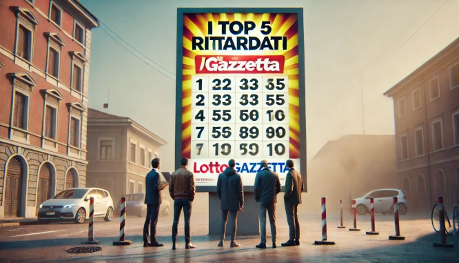 I Top 5 Ritardatari del 06/08/2024 1 topp06082024