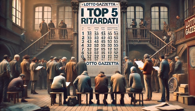 I Top 5 Ritardatari del 16/08/2024 1 topp16082024