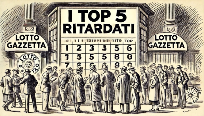I Top 5 Ritardatari del 24/08/2024 1 topp24082024