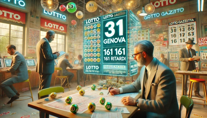 Il 31 a Genova 1° tra i ritardatari del Lotto 1 Il 31 a Genova 1° tra i ritardatari del Lotto