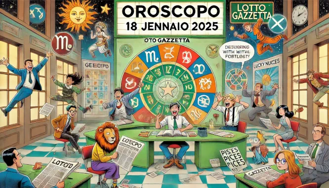 Oroscopo e Numeri per Sabato 18/01/2025 1 oro18012025