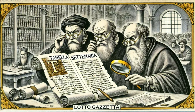 La Tabella SETTENARIA per il 28/01/2025