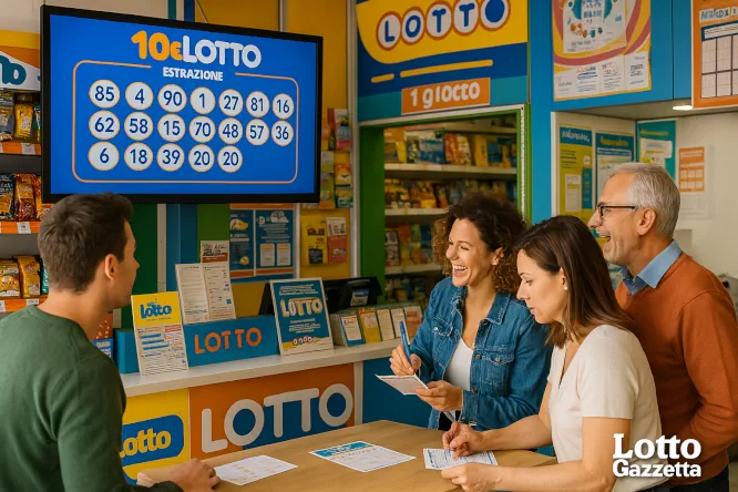 Estrazioni del 10eLotto del 28/03/2025 1 10e28032025