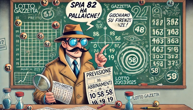 Il numero 82 fa la Spia per Vincere a Firenze 1 met21032025