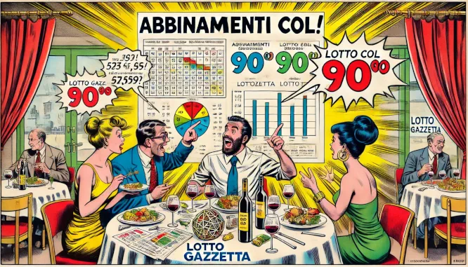 Gli abbinamenti con il 90 del 20/03/2025 1 nova18012025