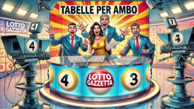 Tabelle per ambo del 07/03/2025