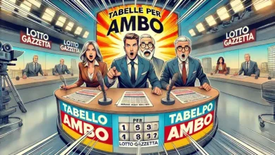 Tabelle per ambo del 08/03/2025