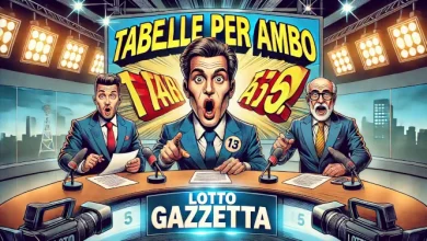 Tabelle per ambo del 06/03/2025