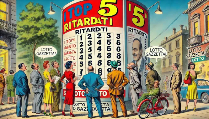 I Top 5 Ritardatari del 21/03/2025 1 topp21012025