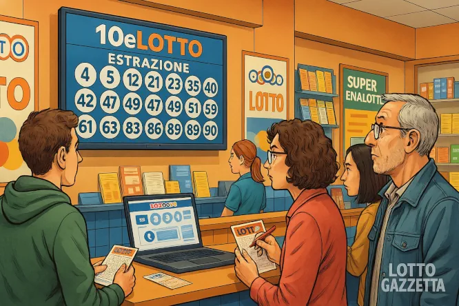 Estrazioni del 10eLotto del 03/04/2025 1 10e03042025