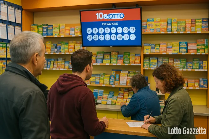 Estrazioni del 10eLotto del 08/04/2025 1 10e07042025