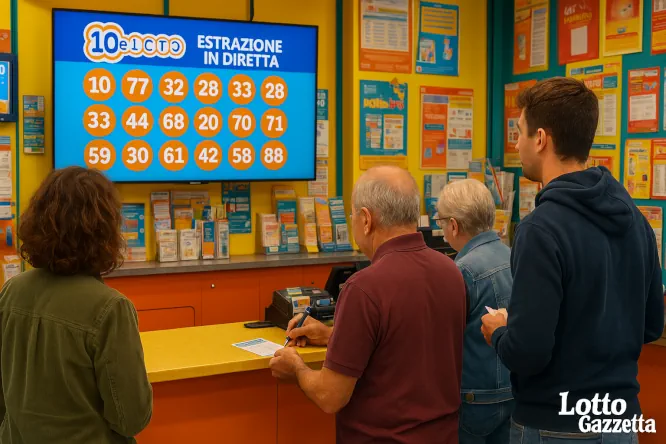 Estrazioni del 10eLotto del 10/04/2025 1 Estrazioni del 10eLotto del 10/04/2025
