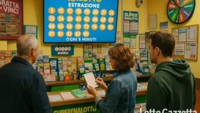 Estrazioni del 10eLotto del 15/04/2025