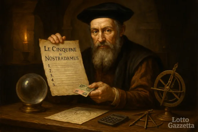 Le cinquine di NOSTRADAMUS del 11/04/2025 1 nos10042025