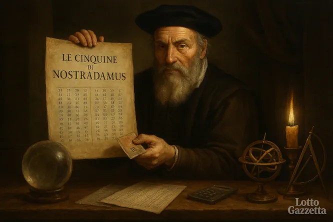 Le cinquine di NOSTRADAMUS del 18/04/2025 1 Le cinquine di NOSTRADAMUS del 18/04/2025